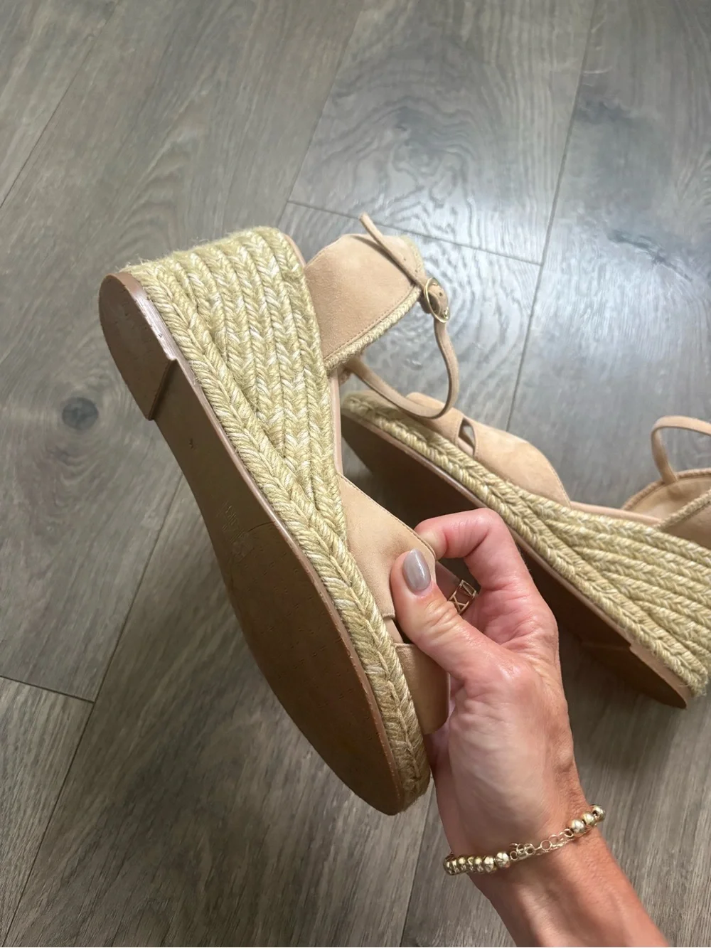 Stuart Weitzman suede crisscross